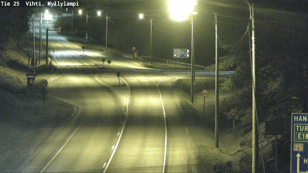 Weather Camera Image Road 25 Lohja Myllylampi, Lohja, Uusimaa
