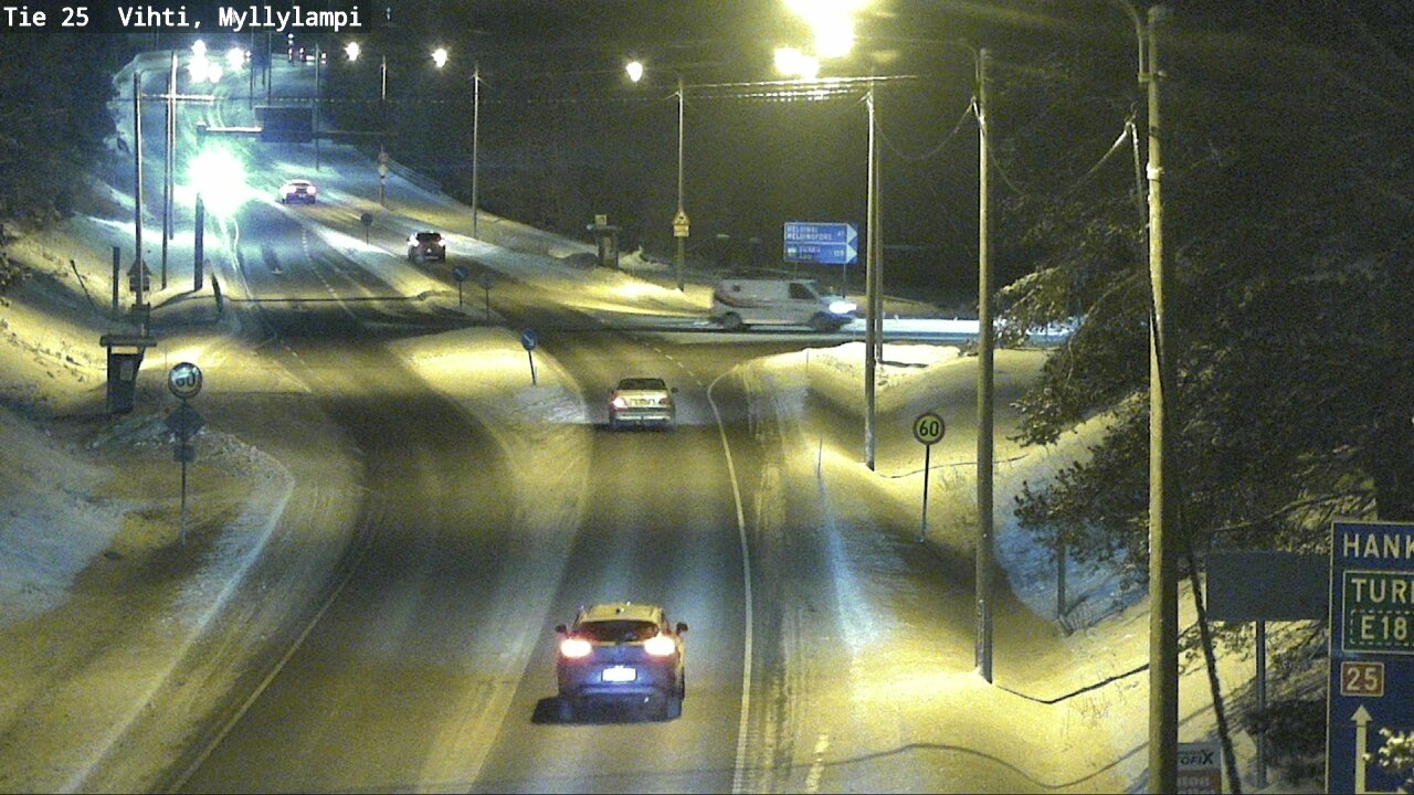 Weather Camera Image Road 25 Lohja Myllylampi, Lohja, Uusimaa