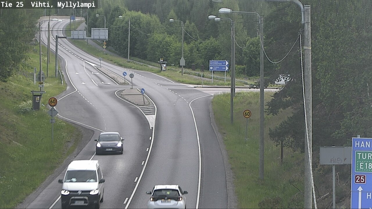 Kelikamerat Kuva Tie 25 Lohja Myllylampi, Lohja, Uusimaa