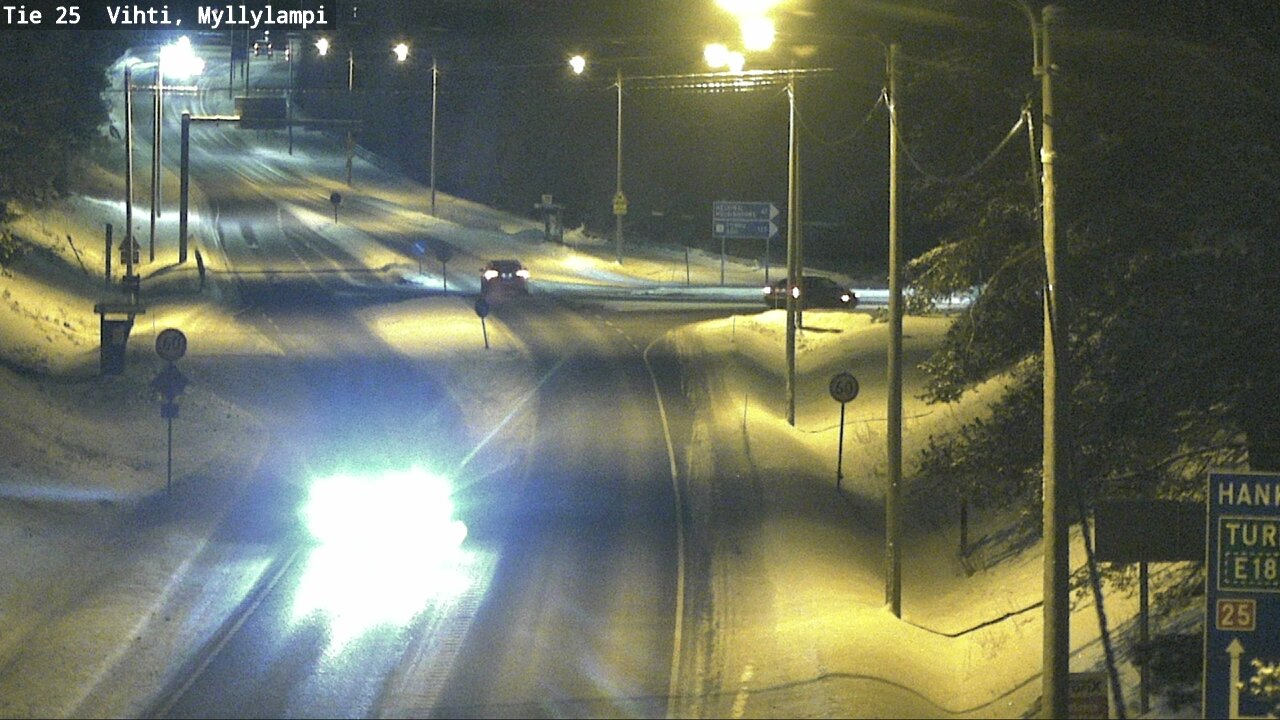 Weather Camera Image Road 25 Lohja Myllylampi, Lohja, Uusimaa
