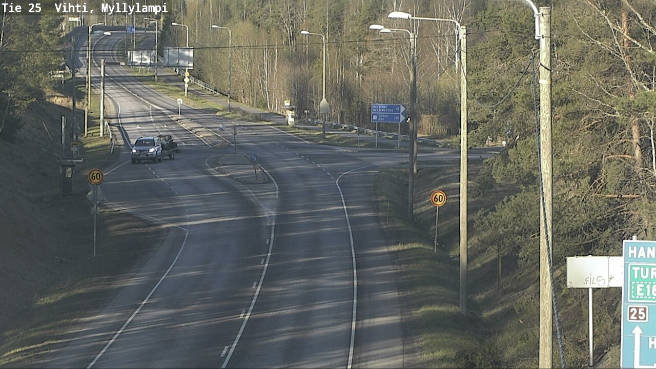 Kelikamerat Kuva Tie 25 Lohja Myllylampi, Lohja, Uusimaa