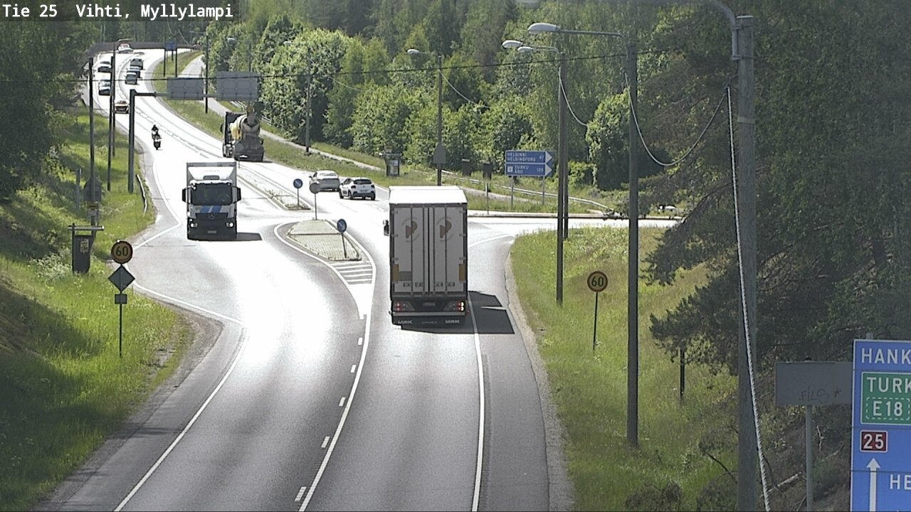 Kelikamerat Kuva Tie 25 Lohja Myllylampi, Lohja, Uusimaa