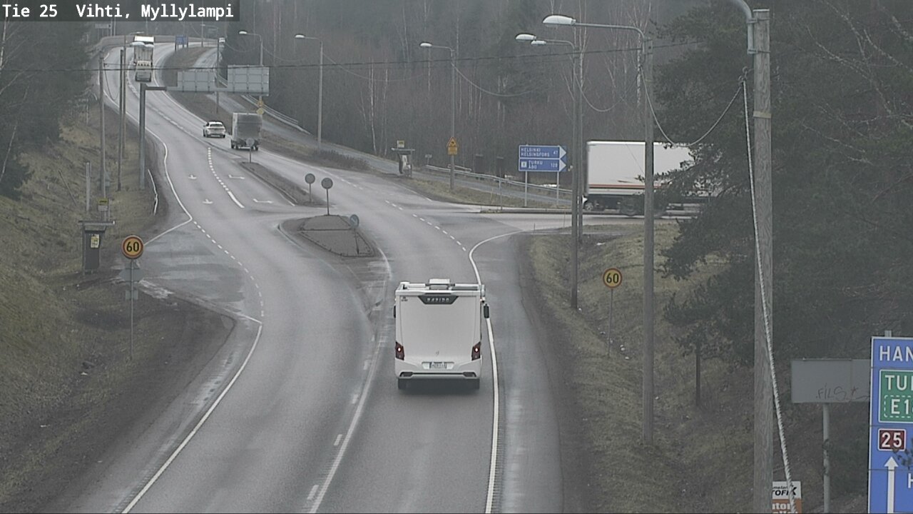 Weather Camera Image Road 25 Lohja Myllylampi, Lohja, Uusimaa