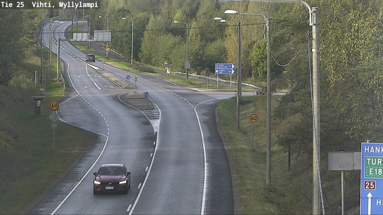 Weather Camera Image Road 25 Lohja Myllylampi, Lohja, Uusimaa