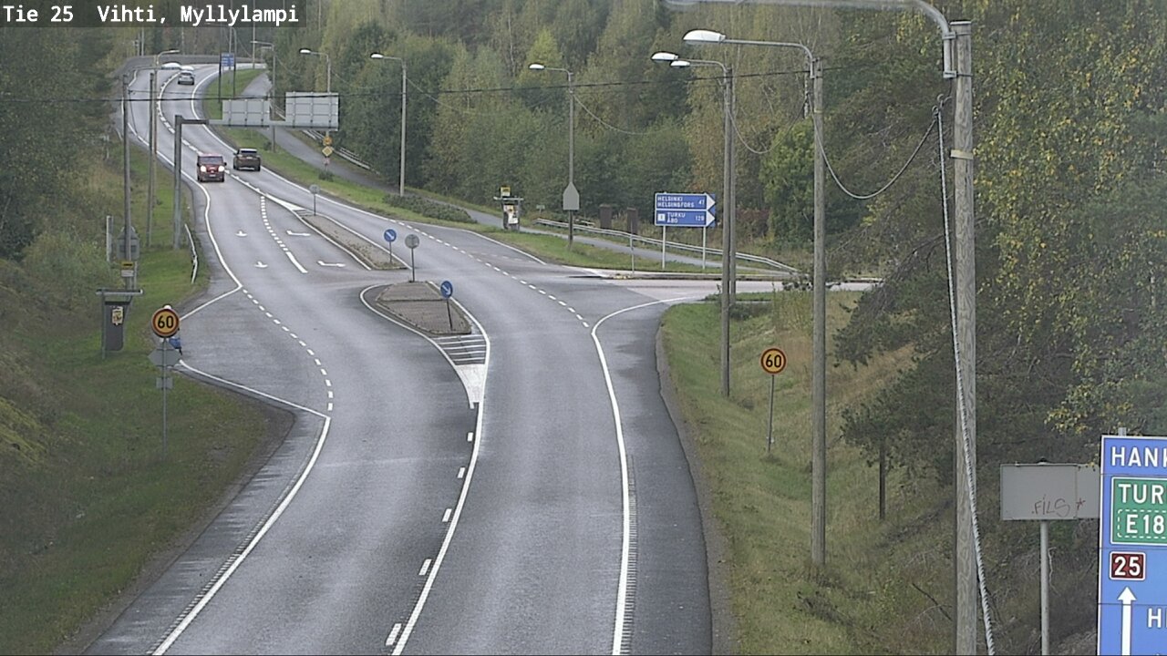 Weather Camera Image Road 25 Lohja Myllylampi, Lohja, Uusimaa