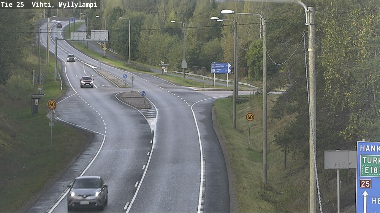 Weather Camera Image Road 25 Lohja Myllylampi, Lohja, Uusimaa