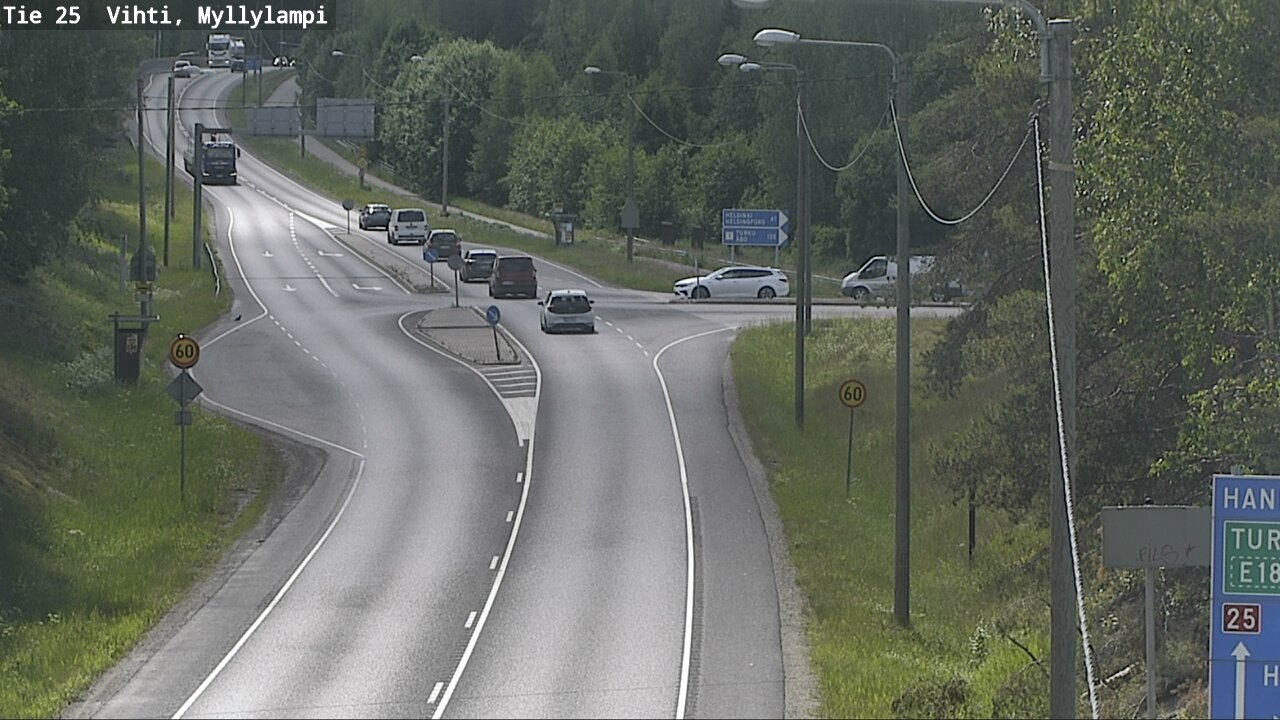 Kelikamerat Kuva Tie 25 Lohja Myllylampi, Lohja, Uusimaa