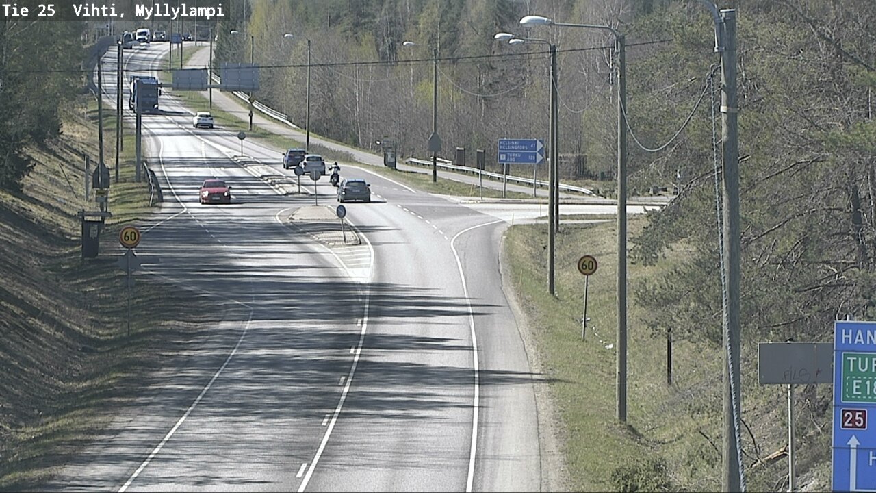 Kelikamerat Kuva Tie 25 Lohja Myllylampi, Lohja, Uusimaa