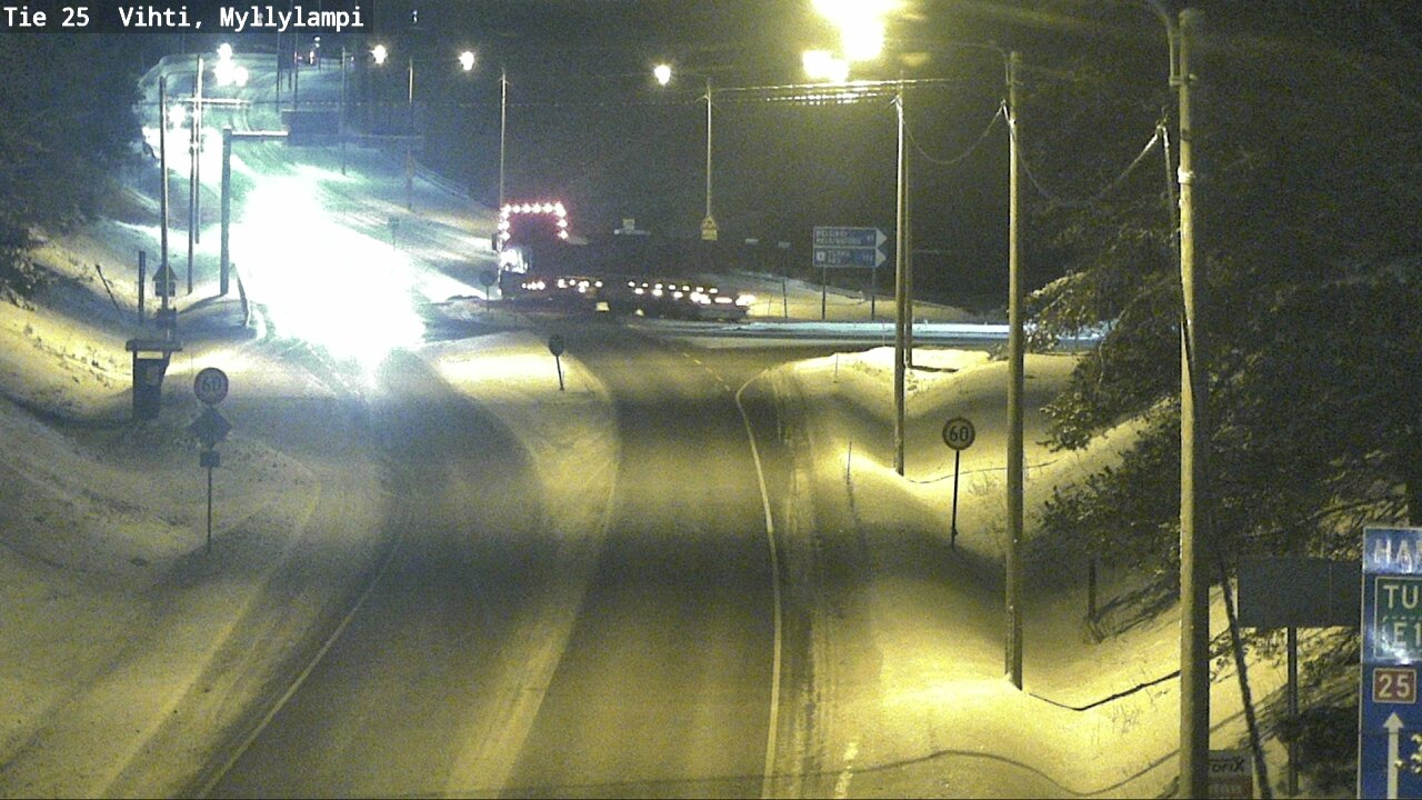 Weather Camera Image Road 25 Lohja Myllylampi, Lohja, Uusimaa