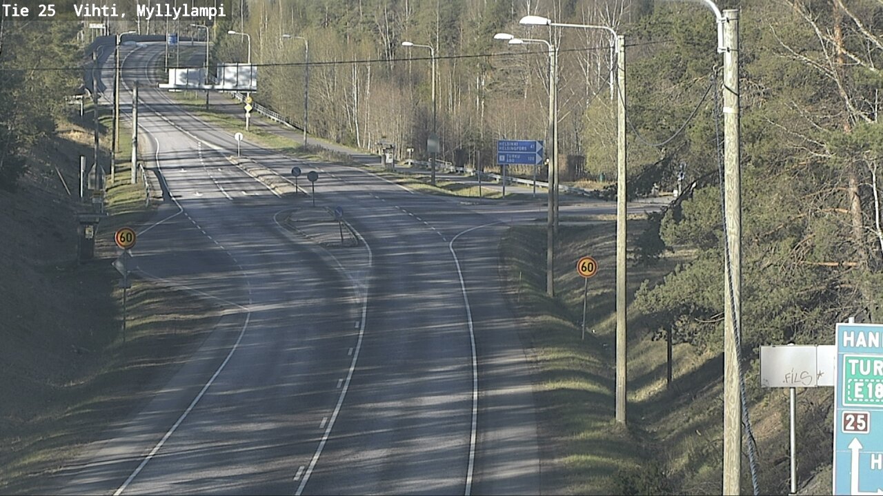 Kelikamerat Kuva Tie 25 Lohja Myllylampi, Lohja, Uusimaa