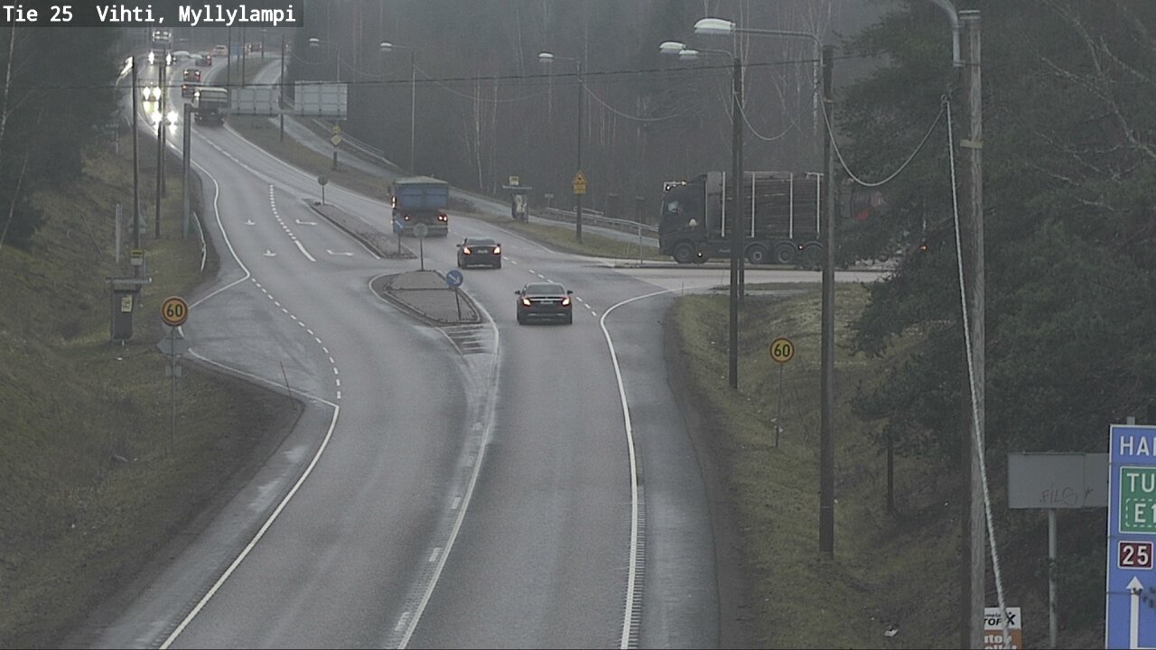Weather Camera Image Road 25 Lohja Myllylampi, Lohja, Uusimaa