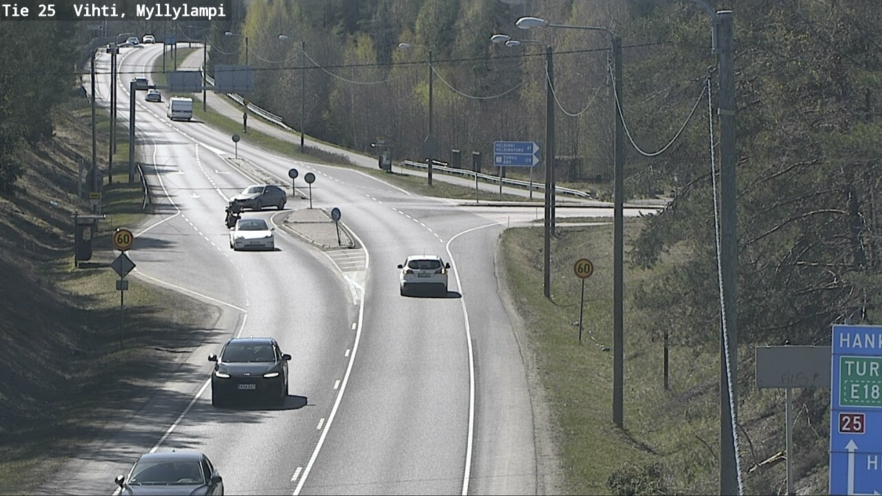 Kelikamerat Kuva Tie 25 Lohja Myllylampi, Lohja, Uusimaa