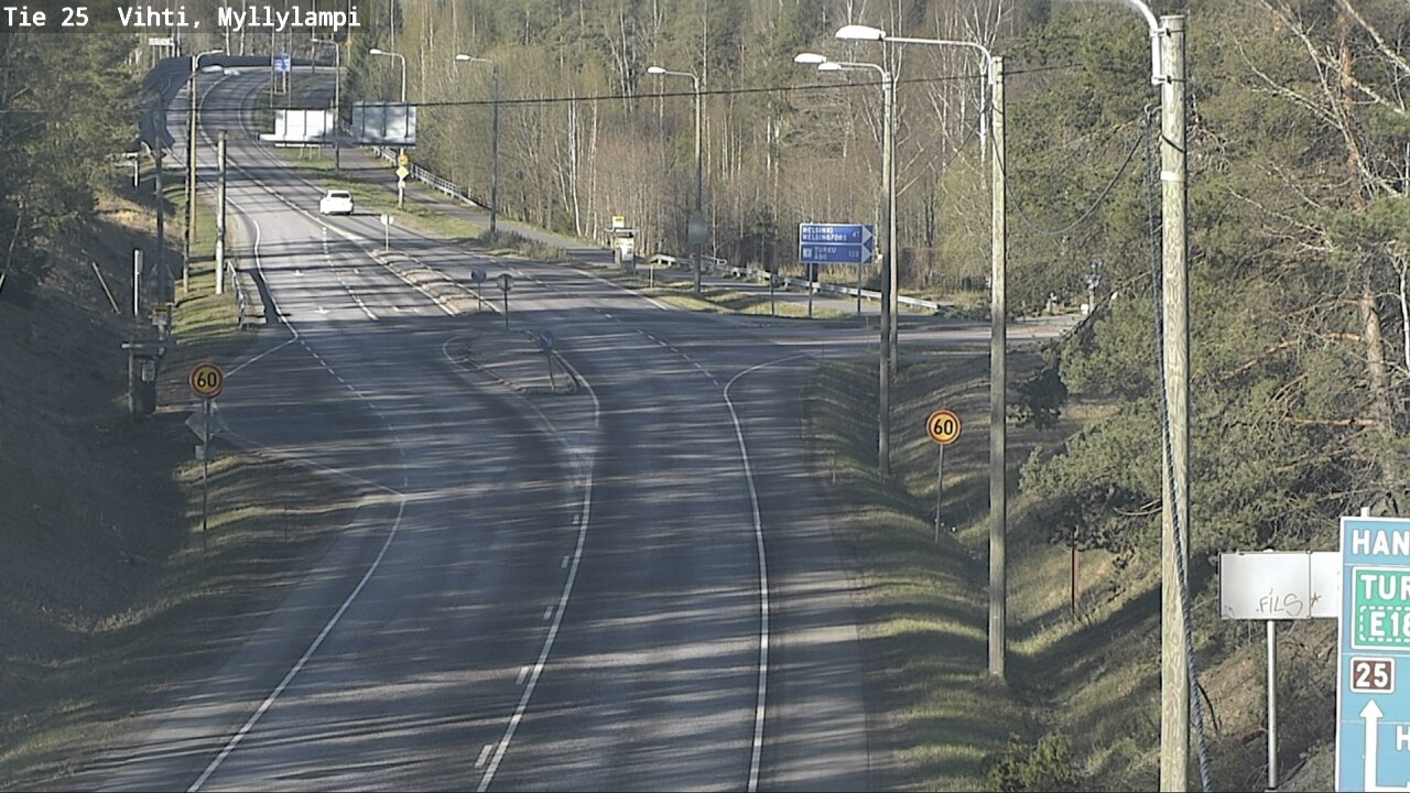 Kelikamerat Kuva Tie 25 Lohja Myllylampi, Lohja, Uusimaa