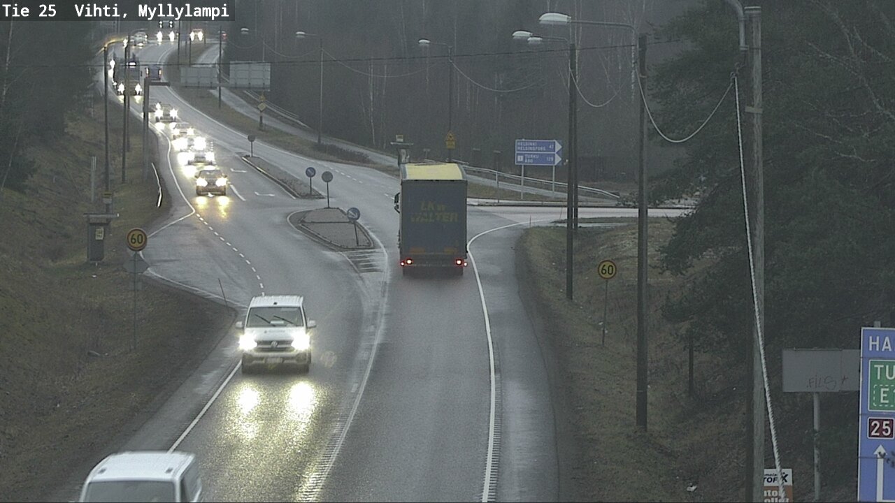 Weather Camera Image Road 25 Lohja Myllylampi, Lohja, Uusimaa