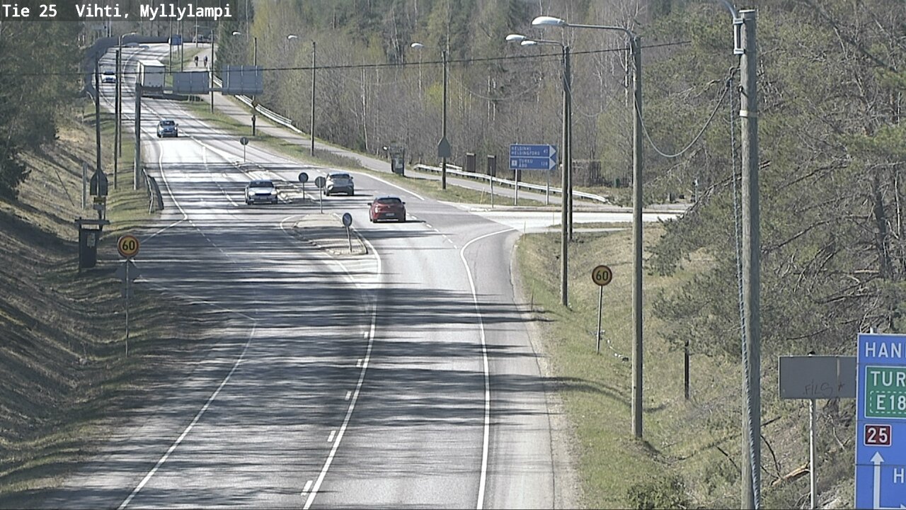 Kelikamerat Kuva Tie 25 Lohja Myllylampi, Lohja, Uusimaa