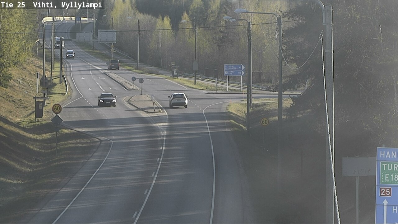 Kelikamerat Kuva Tie 25 Lohja Myllylampi, Lohja, Uusimaa