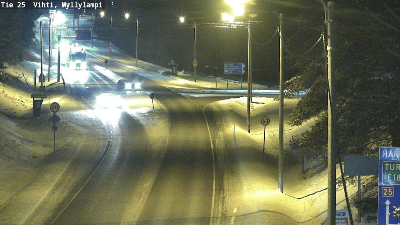 Weather Camera Image Road 25 Lohja Myllylampi, Lohja, Uusimaa