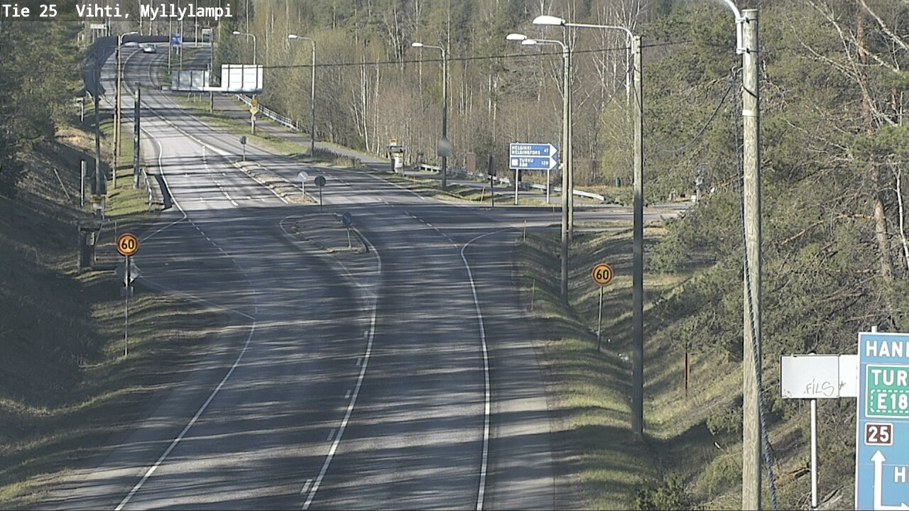 Kelikamerat Kuva Tie 25 Lohja Myllylampi, Lohja, Uusimaa