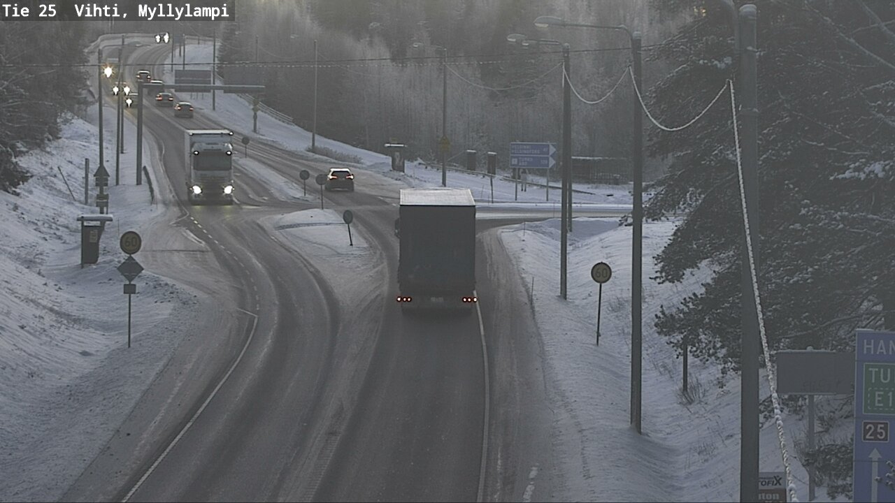 Weather Camera Image Road 25 Lohja Myllylampi, Lohja, Uusimaa