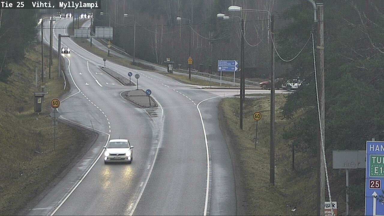 Weather Camera Image Road 25 Lohja Myllylampi, Lohja, Uusimaa