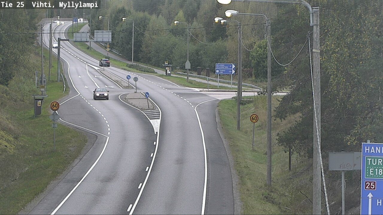 Kelikamerat Kuva Tie 25 Lohja Myllylampi, Lohja, Uusimaa