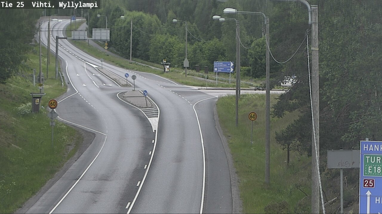 Kelikamerat Kuva Tie 25 Lohja Myllylampi, Lohja, Uusimaa