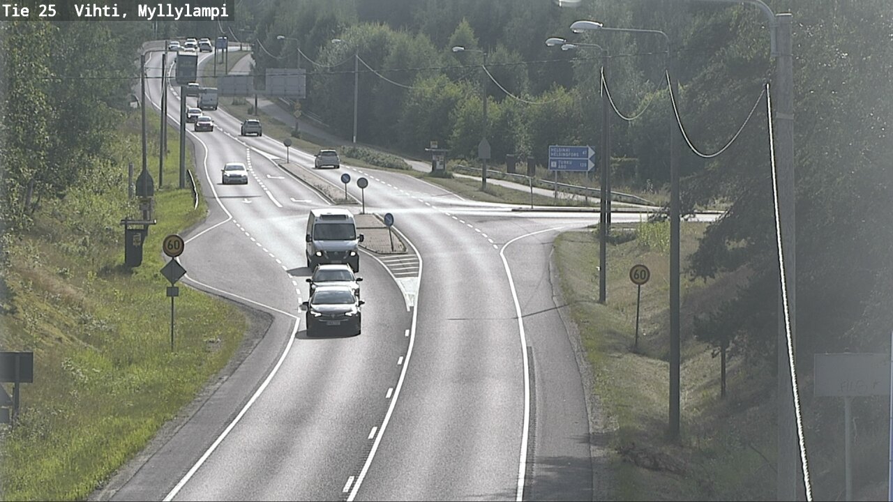 Kelikamerat Kuva Tie 25 Lohja Myllylampi, Lohja, Uusimaa
