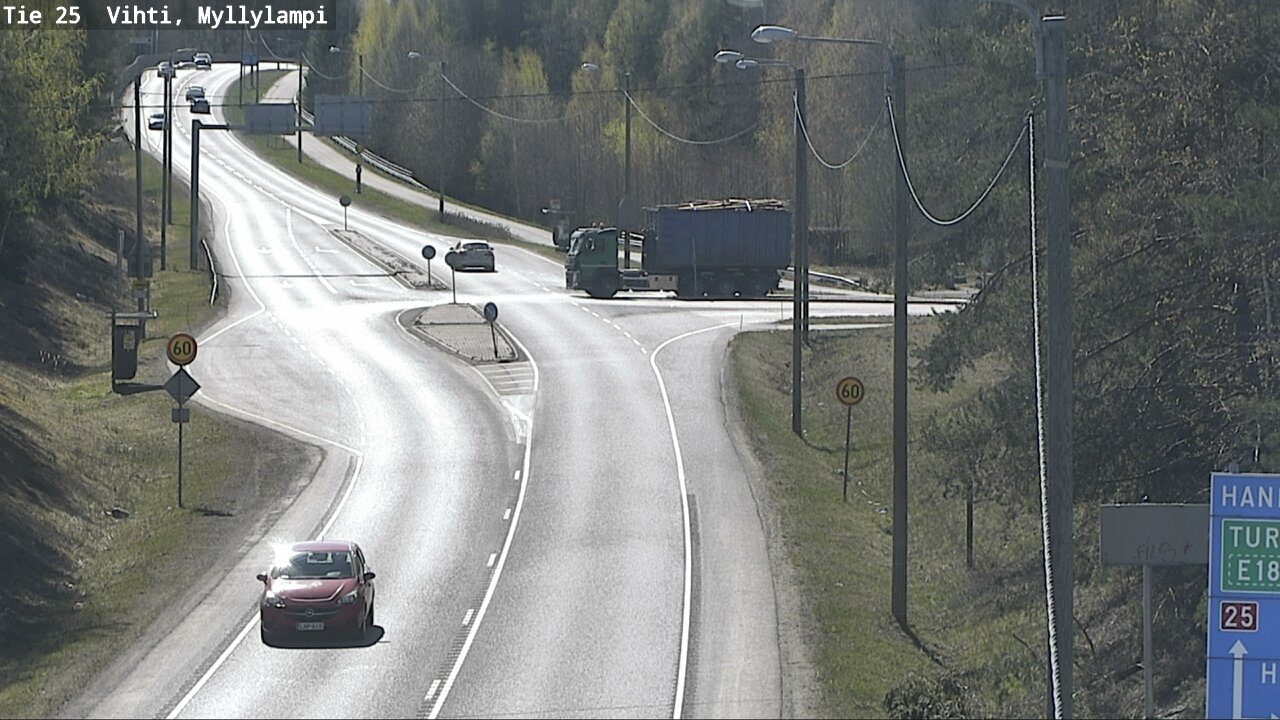 Kelikamerat Kuva Tie 25 Lohja Myllylampi, Lohja, Uusimaa