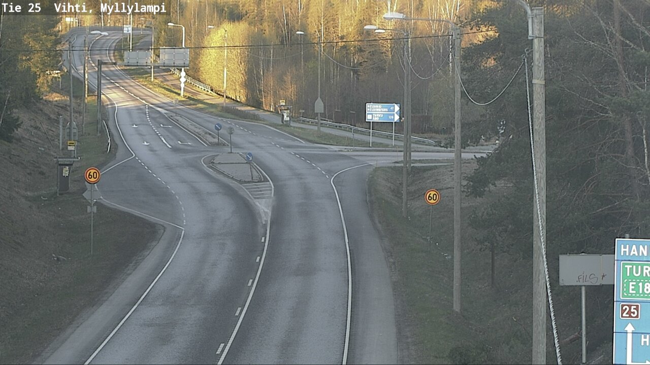 Kelikamerat Kuva Tie 25 Lohja Myllylampi, Lohja, Uusimaa