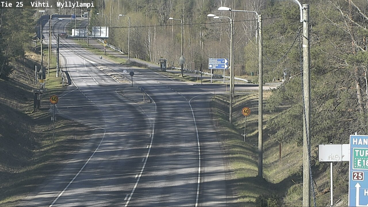 Kelikamerat Kuva Tie 25 Lohja Myllylampi, Lohja, Uusimaa