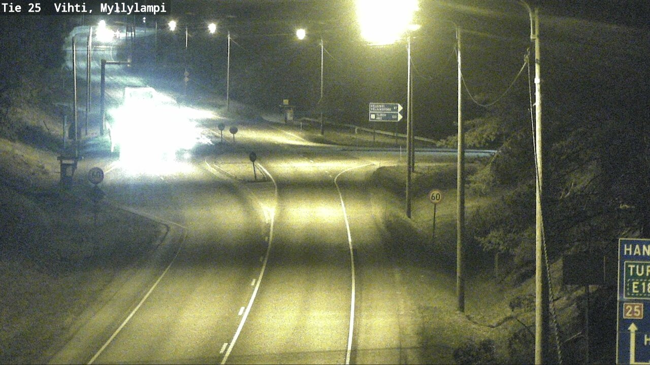 Weather Camera Image Road 25 Lohja Myllylampi, Lohja, Uusimaa