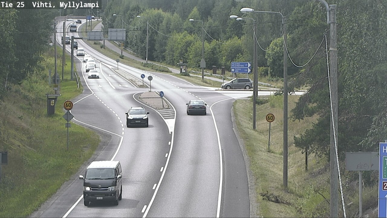 Kelikamerat Kuva Tie 25 Lohja Myllylampi, Lohja, Uusimaa