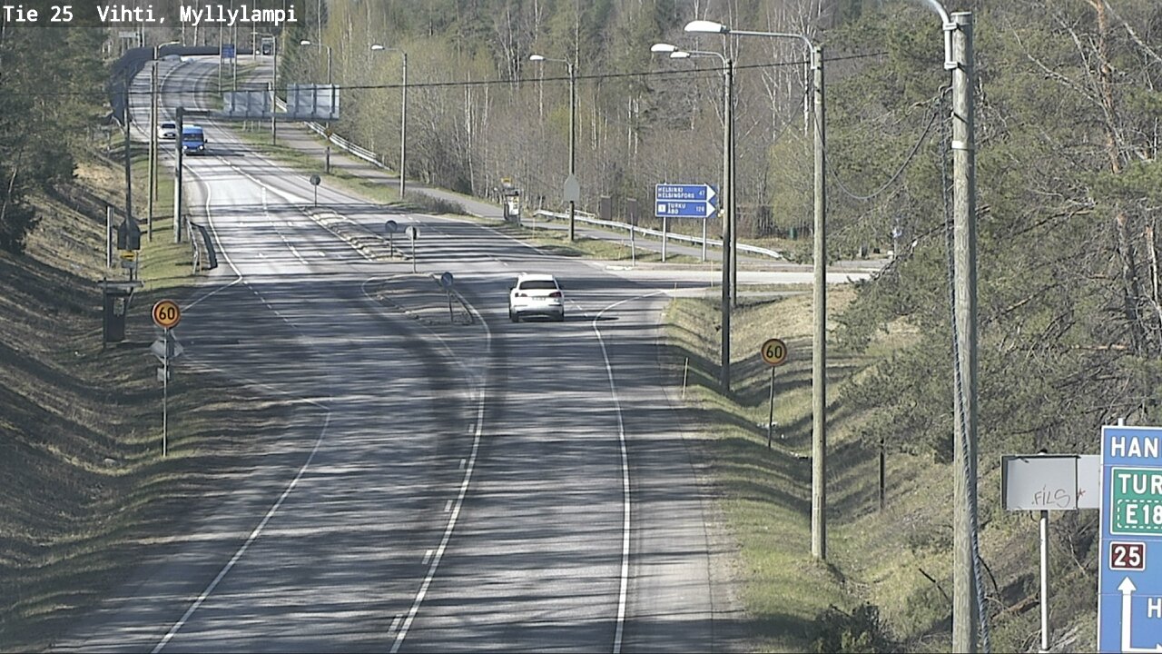 Kelikamerat Kuva Tie 25 Lohja Myllylampi, Lohja, Uusimaa