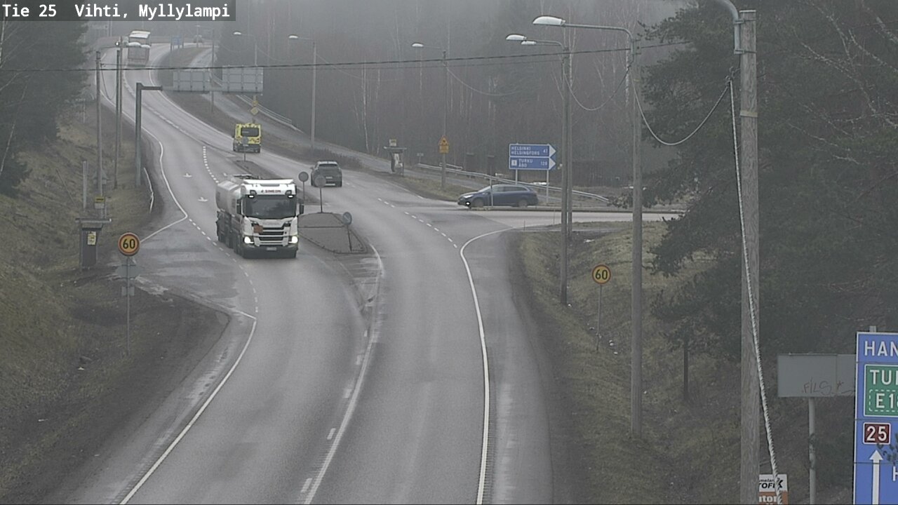 Weather Camera Image Road 25 Lohja Myllylampi, Lohja, Uusimaa