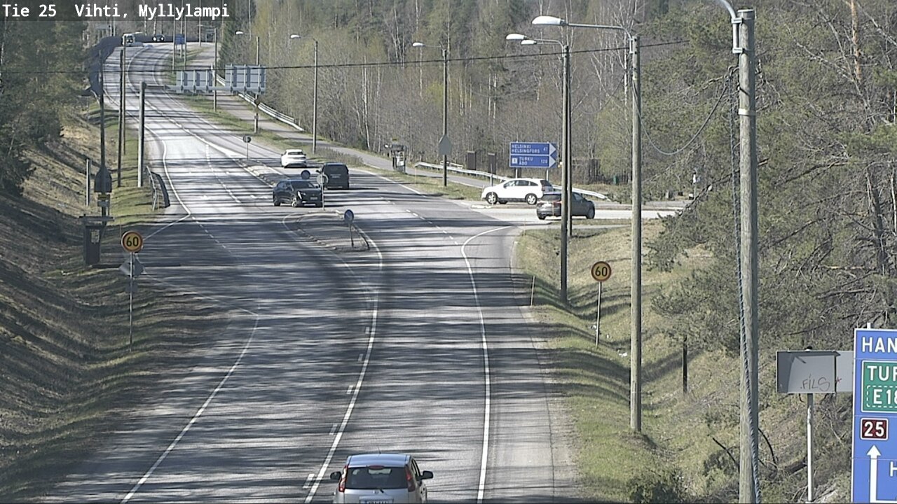 Kelikamerat Kuva Tie 25 Lohja Myllylampi, Lohja, Uusimaa