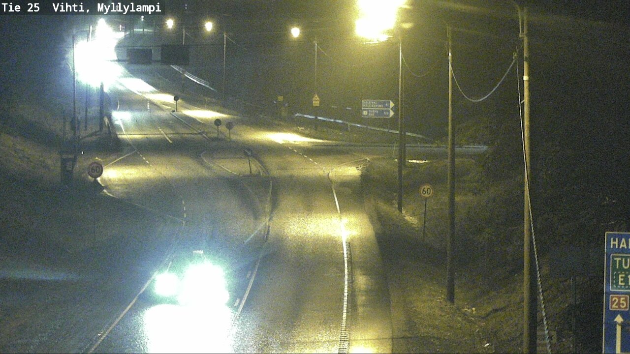 Weather Camera Image Väg 25 Lojo Myllylampi, Lohja, Uusimaa