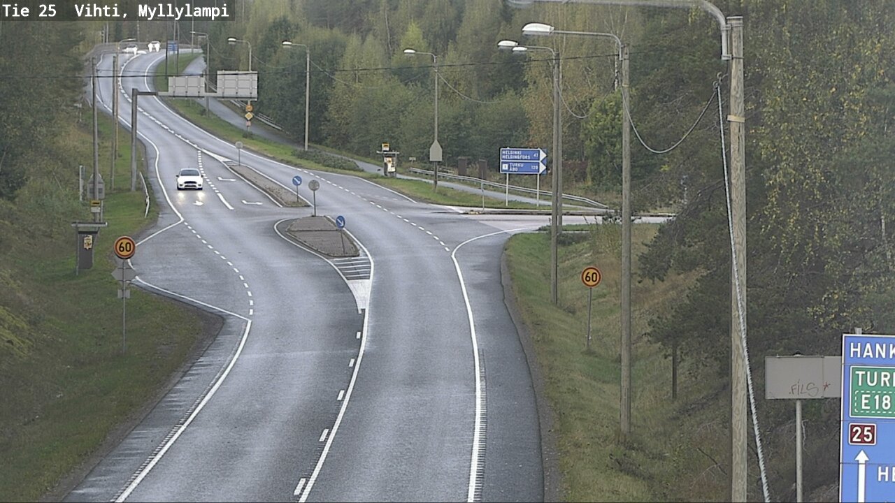 Weather Camera Image Road 25 Lohja Myllylampi, Lohja, Uusimaa