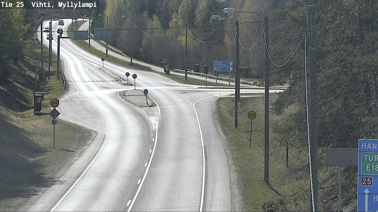 Kelikamerat Kuva Tie 25 Lohja Myllylampi, Lohja, Uusimaa