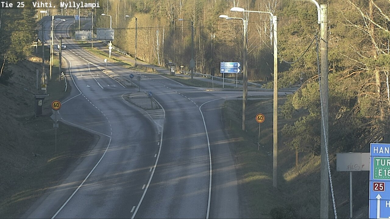 Kelikamerat Kuva Tie 25 Lohja Myllylampi, Lohja, Uusimaa