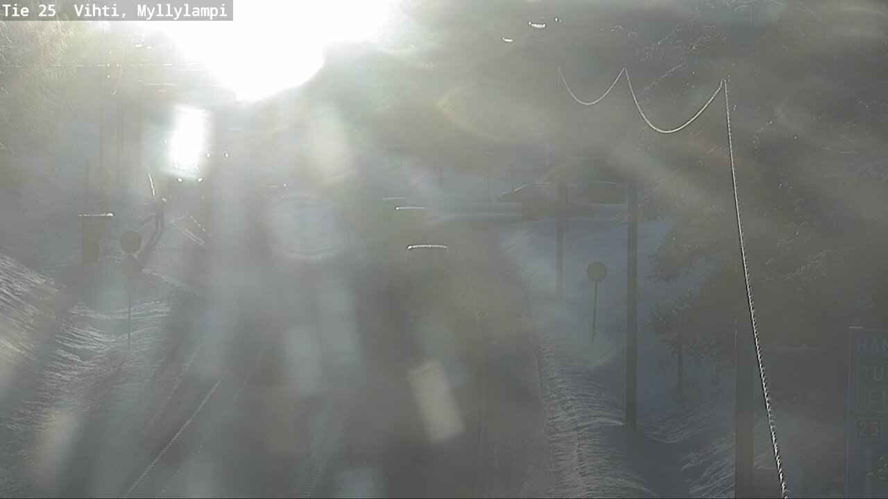 Weather Camera Image Road 25 Lohja Myllylampi, Lohja, Uusimaa