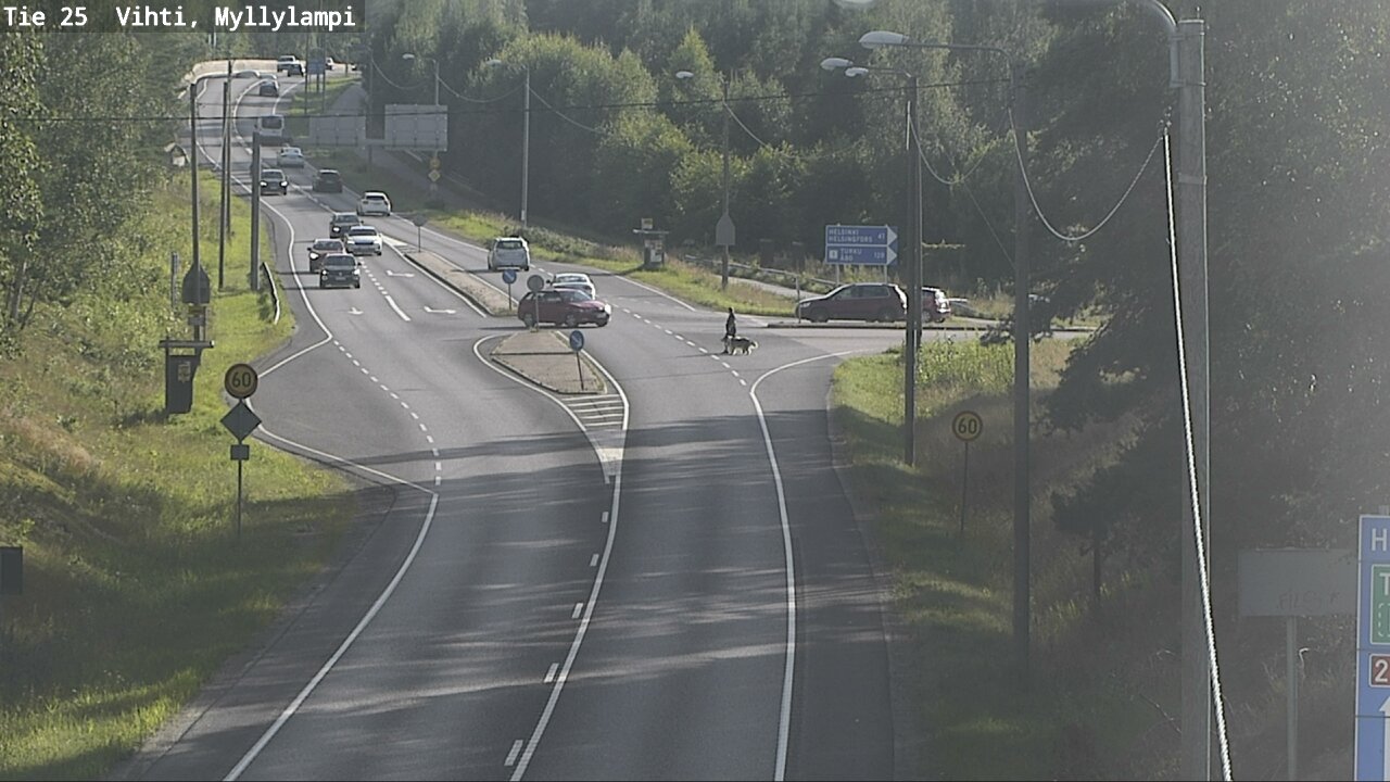 Weather Camera Image Väg 25 Lojo Myllylampi, Lohja, Uusimaa