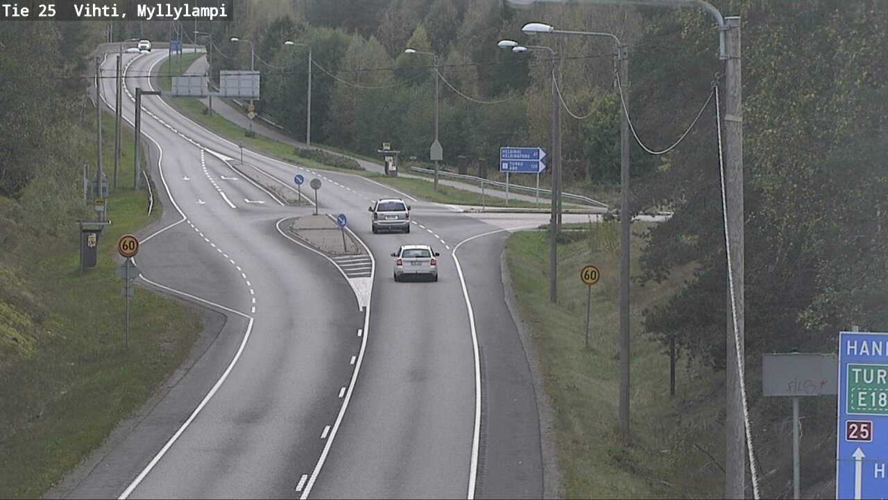 Kelikamerat Kuva Tie 25 Lohja Myllylampi, Lohja, Uusimaa