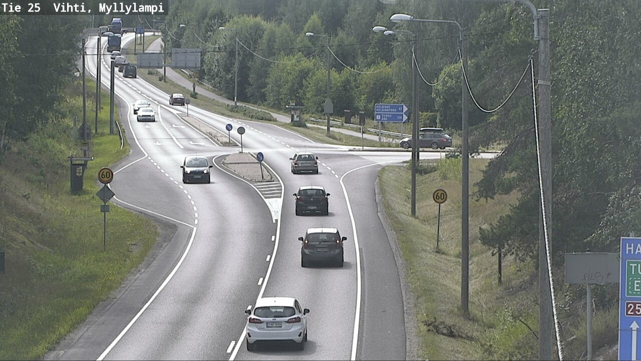 Kelikamerat Kuva Tie 25 Lohja Myllylampi, Lohja, Uusimaa