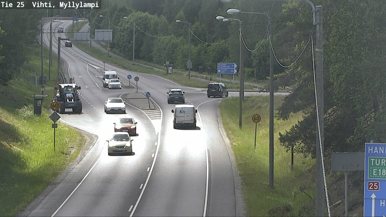 Kelikamerat Kuva Tie 25 Lohja Myllylampi, Lohja, Uusimaa