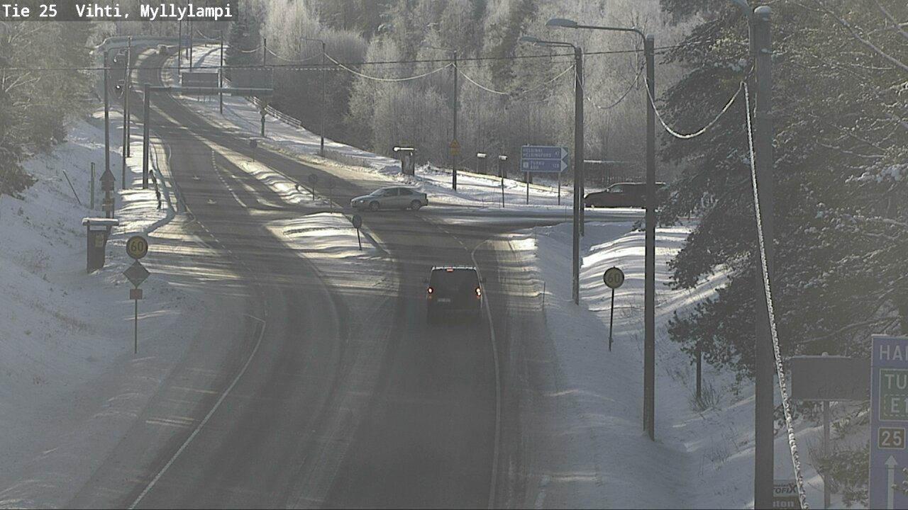 Weather Camera Image Road 25 Lohja Myllylampi, Lohja, Uusimaa