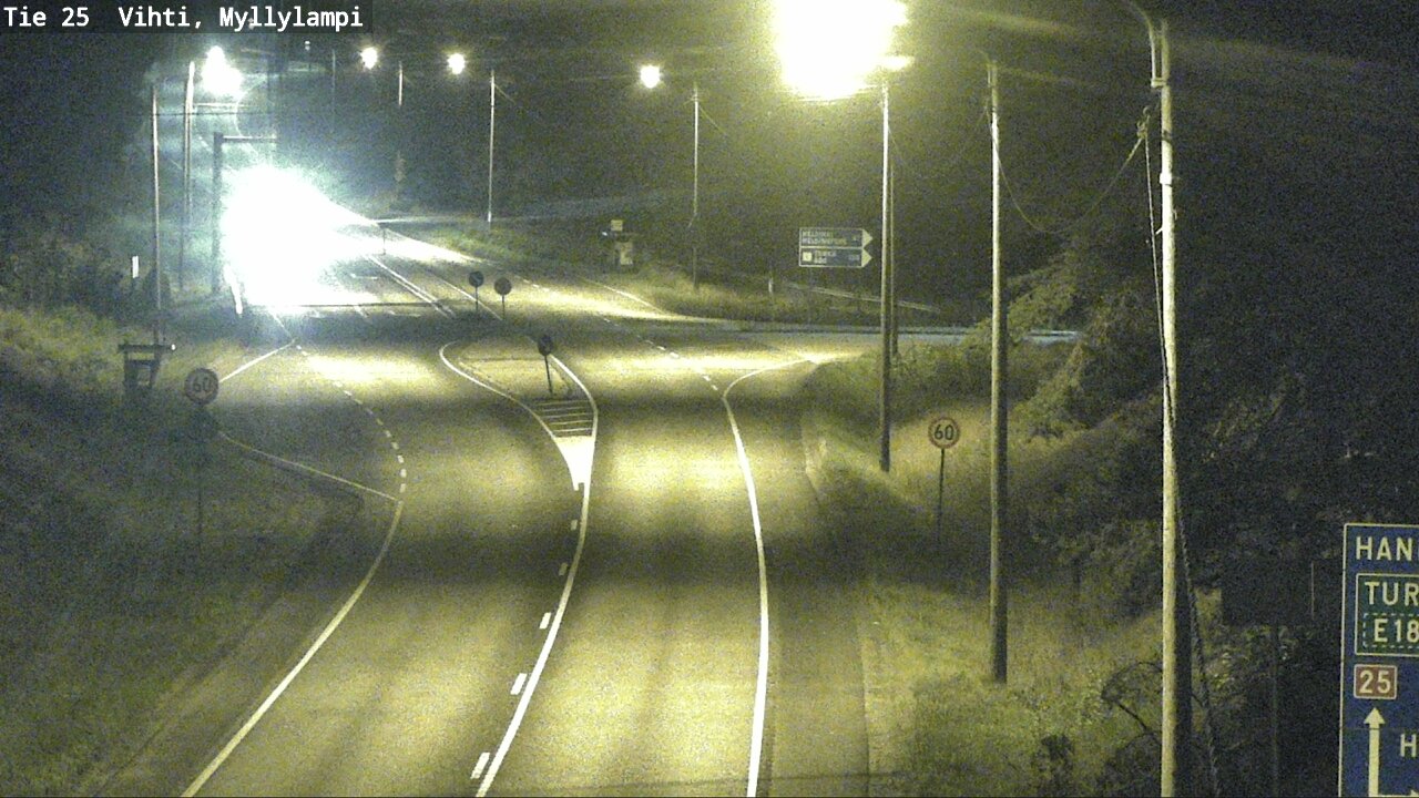 Weather Camera Image Väg 25 Lojo Myllylampi, Lohja, Uusimaa