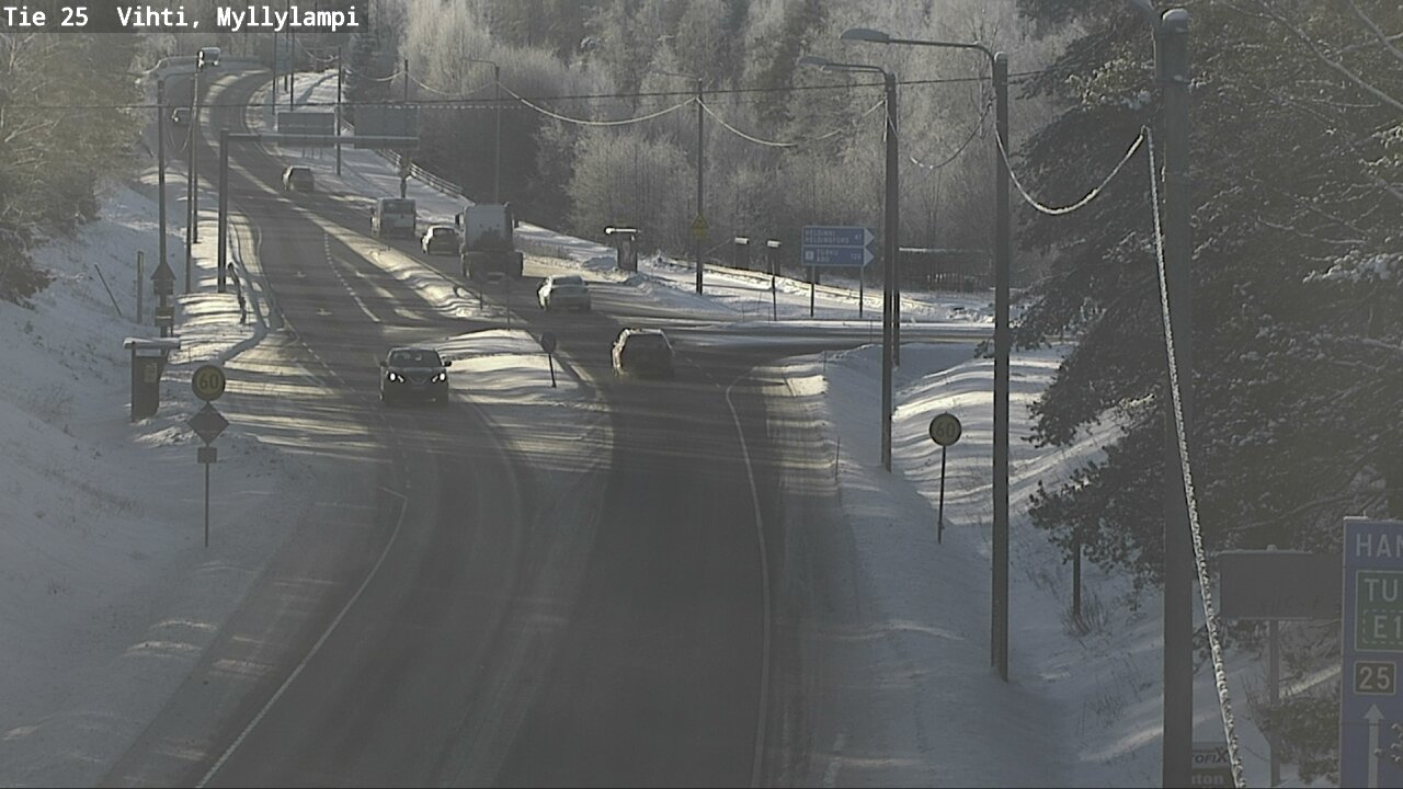 Weather Camera Image Road 25 Lohja Myllylampi, Lohja, Uusimaa