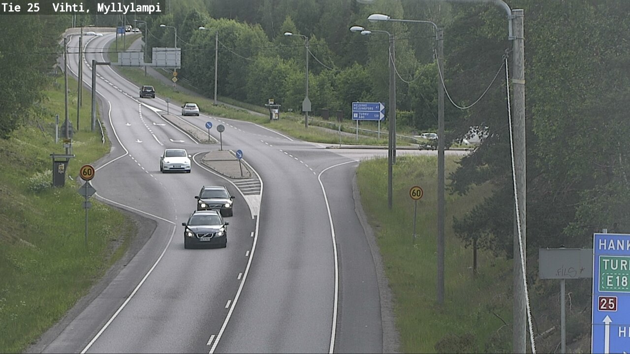 Kelikamerat Kuva Tie 25 Lohja Myllylampi, Lohja, Uusimaa