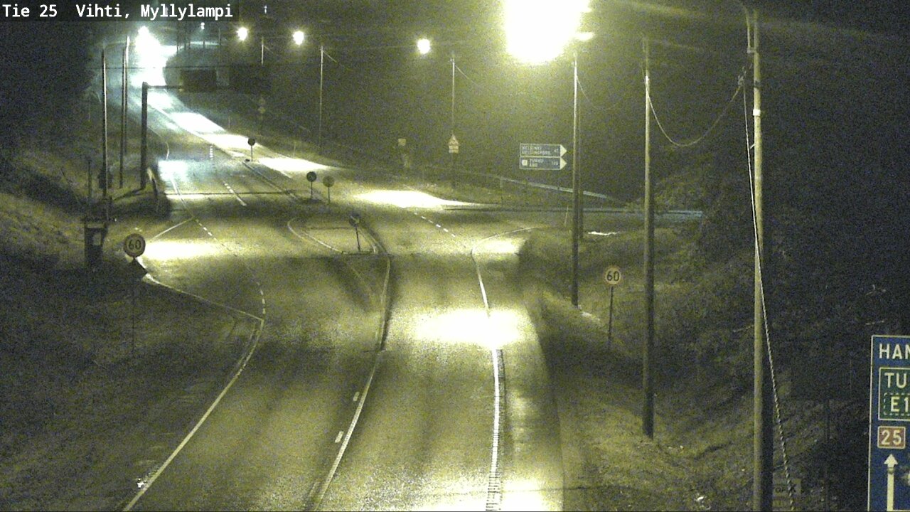 Weather Camera Image Väg 25 Lojo Myllylampi, Lohja, Uusimaa