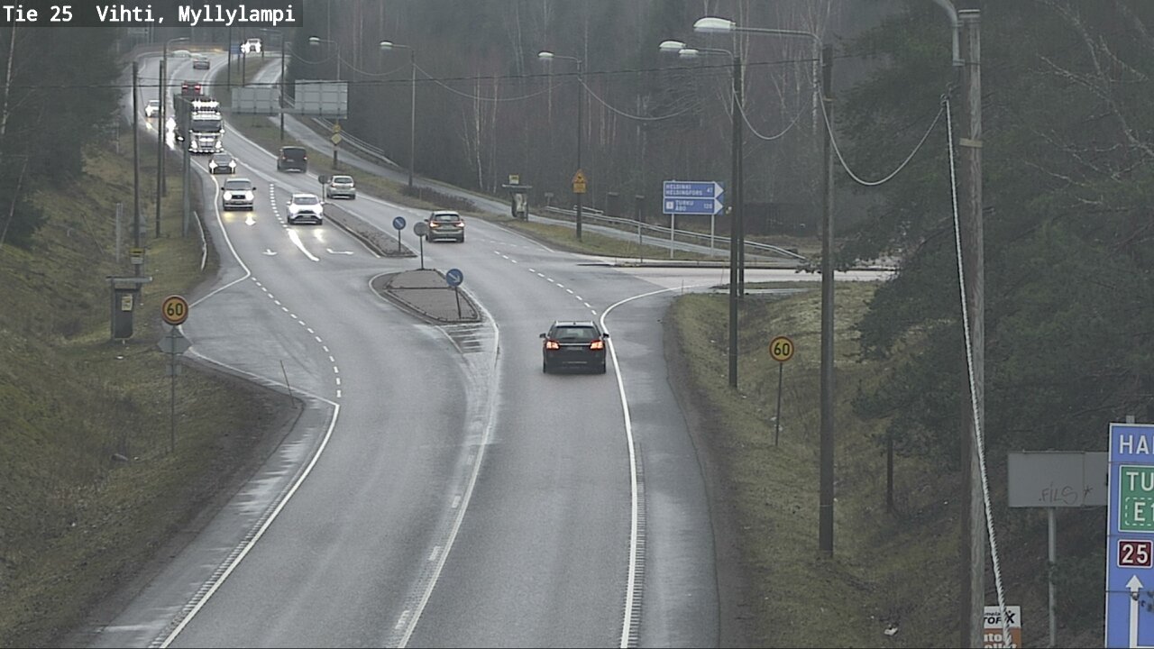 Weather Camera Image Road 25 Lohja Myllylampi, Lohja, Uusimaa